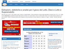 Tablet Screenshot of lottologia.com